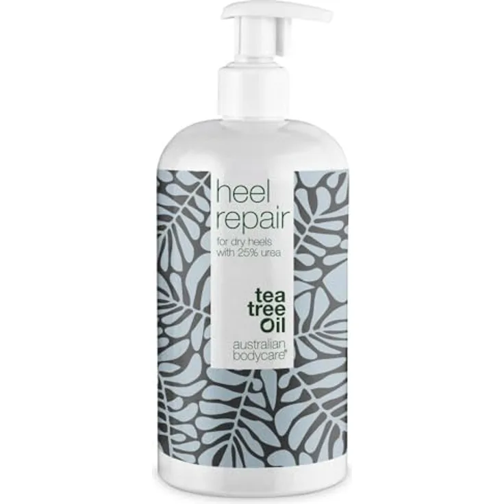 Australian Bodycare Fersencreme mit Teebaumöl und 25% Urea - 500ml | 100% Vegan | Hornhautentferner für Frauen & Männer | Schrundensalbe | Anti Hornhaut & anti trockene Haut Fußcreme | Optimale Fußpflege