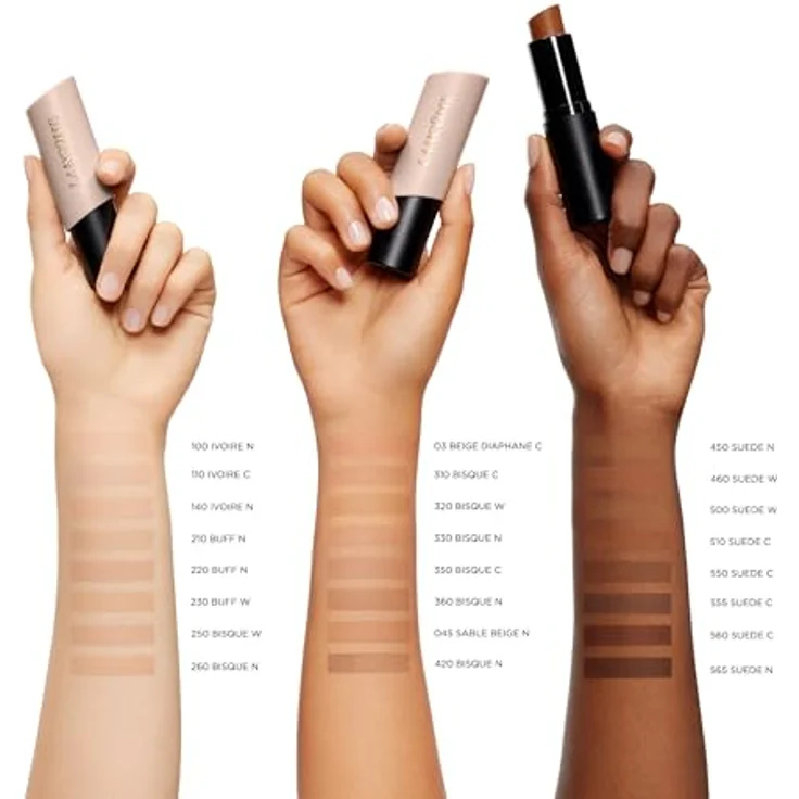 Lancôme Teint Idole Ultra Wear Shape Stick Foundation, Multifunktions-Korrektor für Gesicht, Augen und Lippen, Farbton 03 Beige Diaphane, 9 g – Bild 3