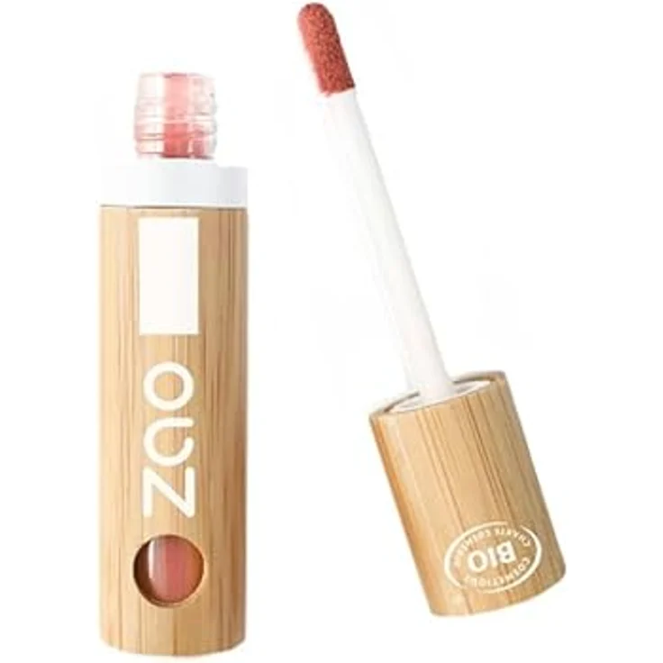 ZAO Color & Repulp Lip Oil 042, Lippenöl in Orange mit pflegender Formel – Bild 1