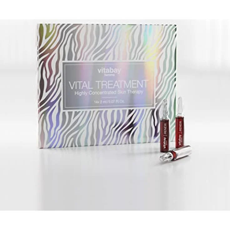 Vitabay Renew Serum 14 x 2 ml • Gegen Falten, zur Zellerneuerung • Mit AHA, Drachenblut, Aloe Vera – Bild 2