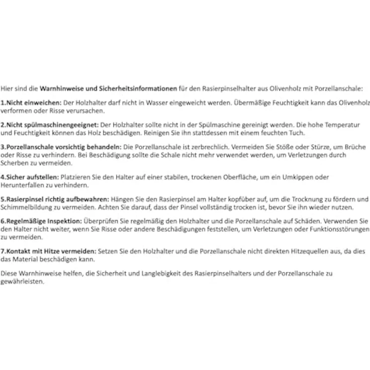 Olivenholz erleben Rasierpinselhalter Design – Bild 4