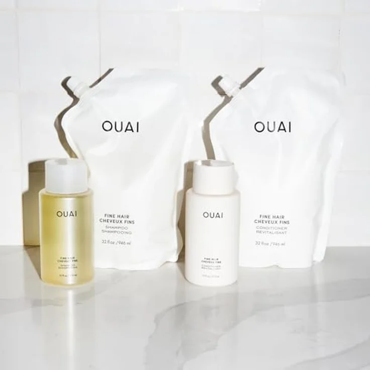 Ouai Shampoo und Conditioner Ouai Shampoo und Conditioner Fine Conditioner Haarspülung 300 ml – Bild 5