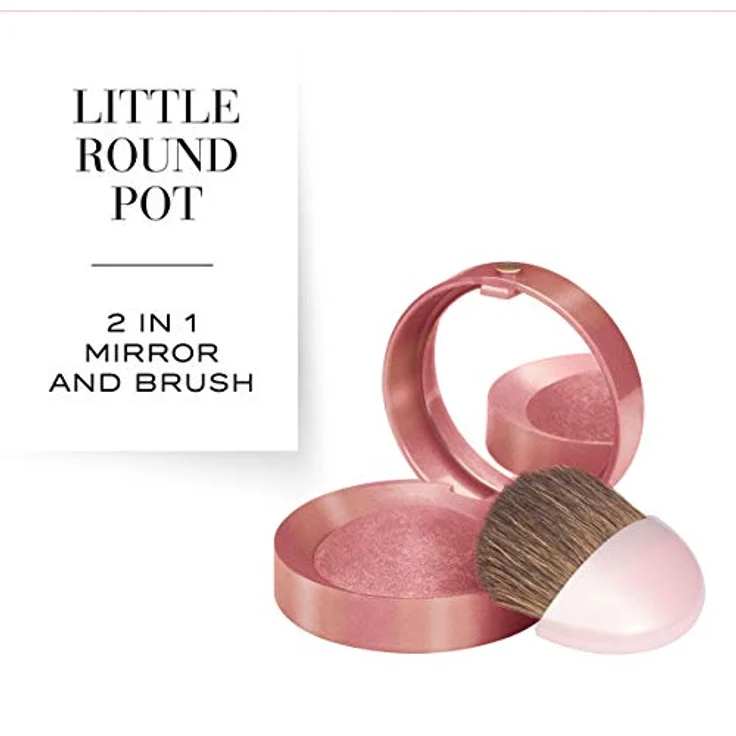 Bourjois Make-up Fard Blush Joues 15-Rose Eclat 2,5 g, Farbton: Rosa, für einen frischen Teint – Bild 3