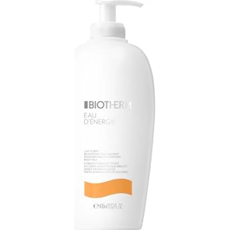 Biotherm Eau d'Énergie Bodylotion, mit Life Plankton, Aprikosenöl und Olivenöl, Bodylotion für intensive Feuchtigkeitspflege, Körpermilch für alle Hauttypen, 400 ml