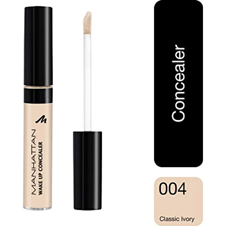 Manhattan Wake Up Concealer, Flüssiger Concealer zum Abdecken von Augenringen und Rötungen, Farbe Classic Ivory 4, 1 x 7ml – Bild 2
