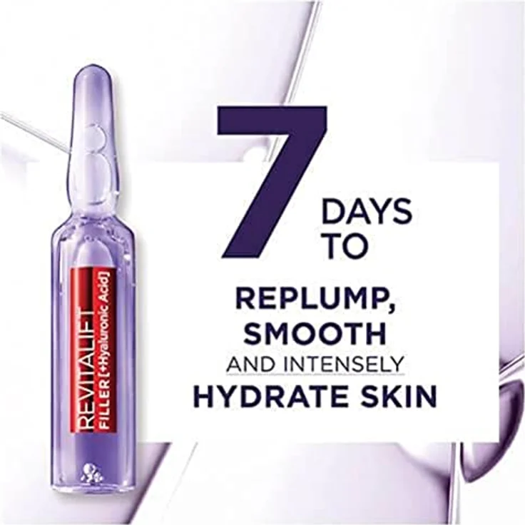 L'Oréal Paris Revitalift Filler Ha 7 Day Cure Hyaluron Serum gegen Falten 9,1 ml, mit pflegender Wirkung  – Bild 4