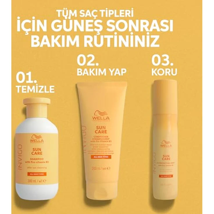 Wella Professional Invigo Sun Conditioner 200 ml - NEU, pflegender Conditioner für sonnenstrapaziertes Haar – Bild 3