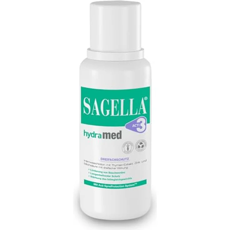 SAGELLA Sagella hydramed Intimwaschlotion, 100 ml Lotion für tägliche Pflege und Schutz des Intimbereichs bei erhöhtem Infektionsrisiko – Bild 1
