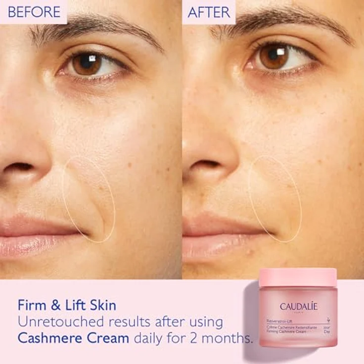 Caudalie Resveratrol-Lift Firming Cashmere Cream Refill 50 ml, Gesichtscreme – Bild 2