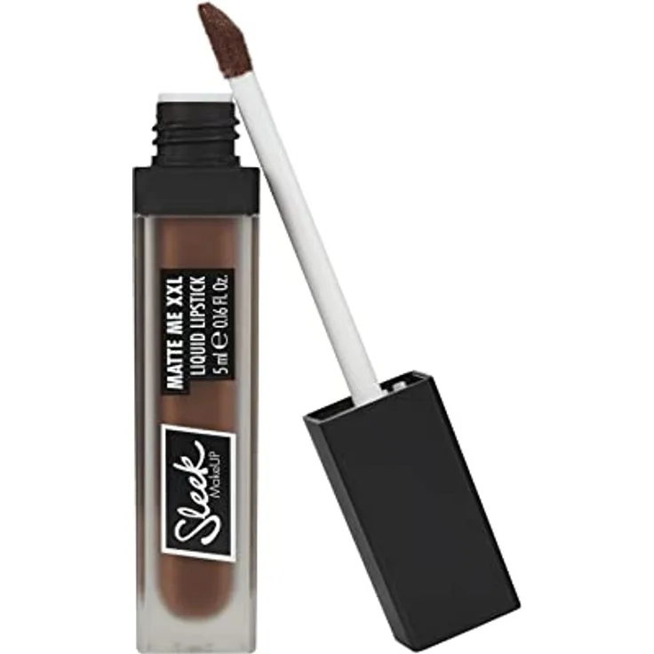 SLEEK MakeUP Matte Me XXL Flüssiger Lippenstift, Sweet like Chocolate, 5ml, High Impact Color, Langlebig und Transfer Proof