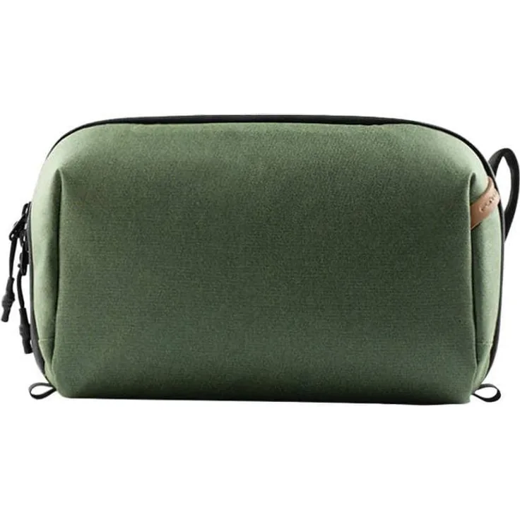 Pgytech Necessaire Wash Pouch Green, Organizer für Kosmetika und Toilettenartikel mit separaten Fächern