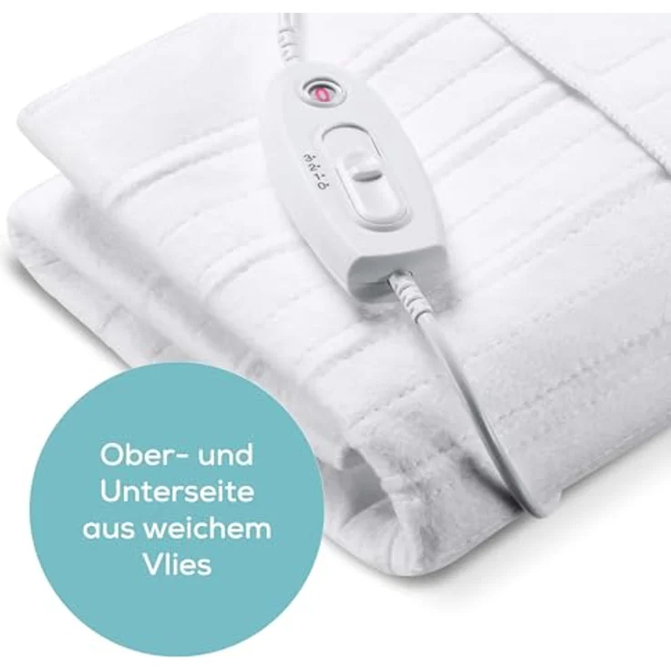 Sanitas SWB21 Wärmeunterbett, 150 x 180 cm, 55 - 65 W, Weiß – Bild 6