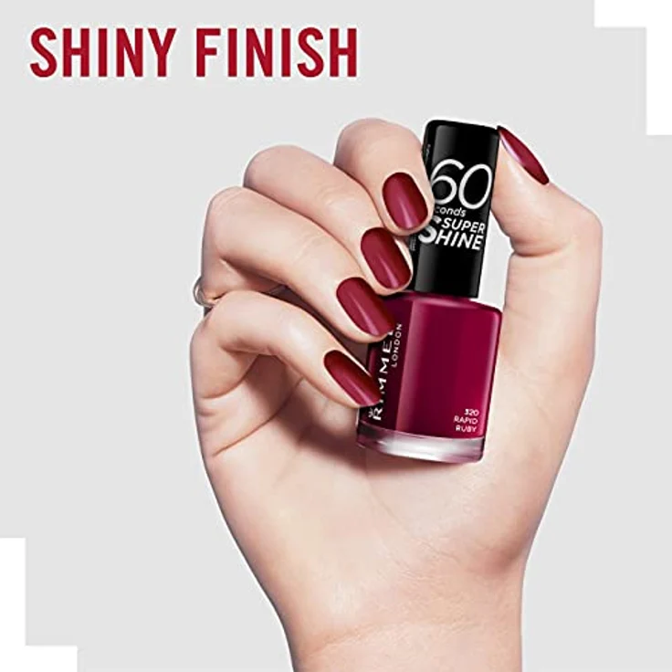 60 SECONDS super shine #320rapid ruby 13,5 ml – Bild 5