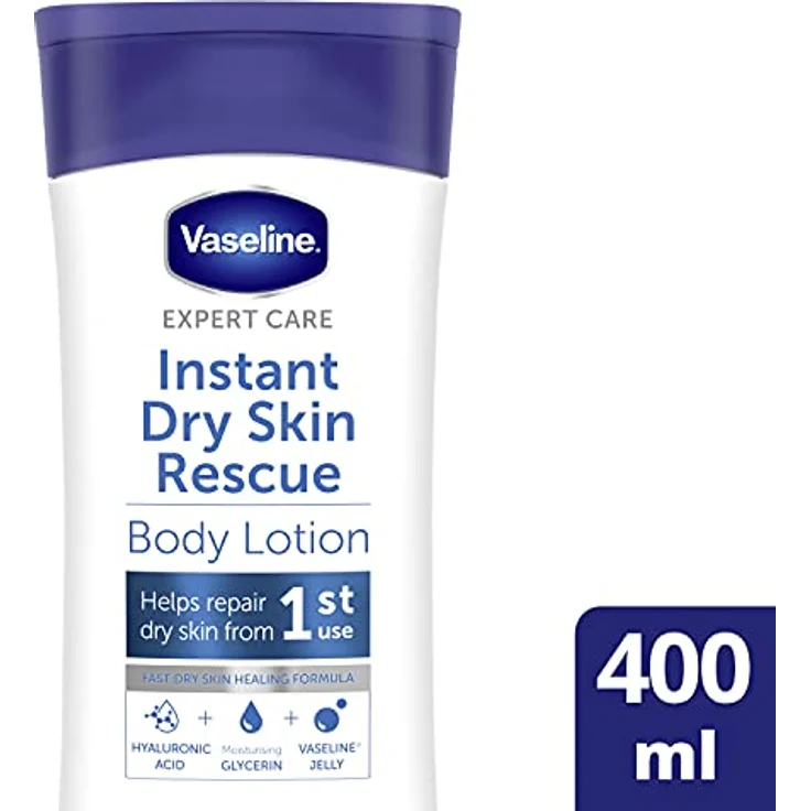 Vaseline Expert Care Instant Dry Skin Rescue Body Lotion - 1 x 400 ml – Bild 2