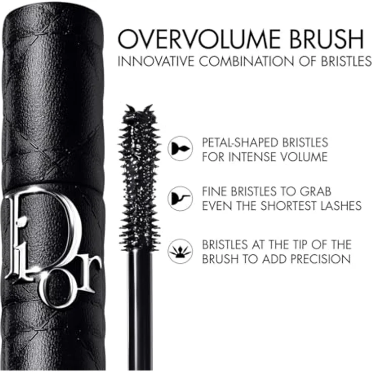 DIOR Diorshow Overvolume Mascara für XXL-Volumen, Farbton 090 Overblack, 8.5 g – Bild 8