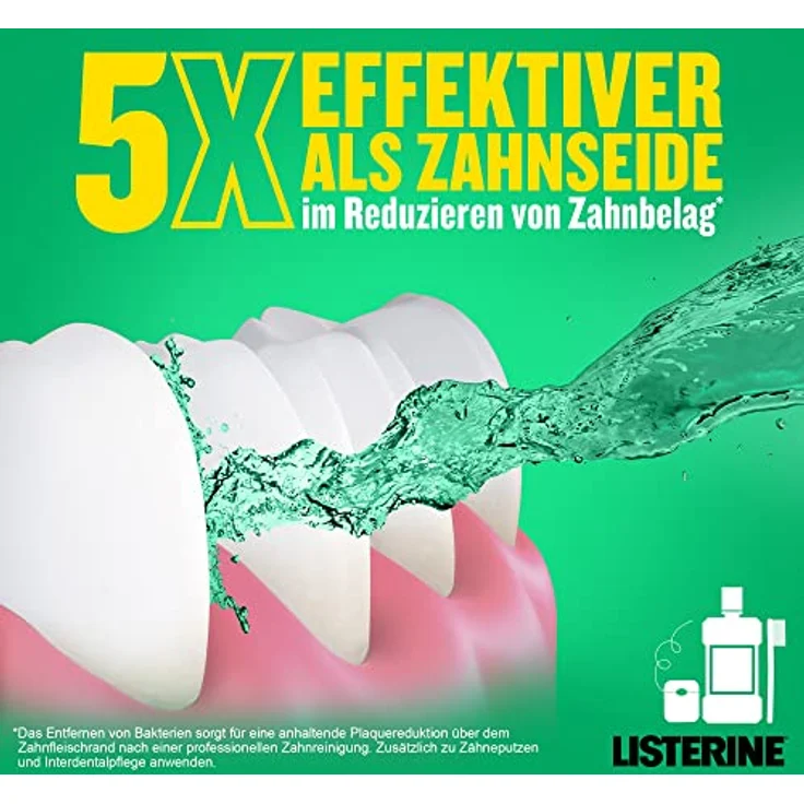 Listerine Total Care Zahnfleich-Schutz Mundspülung 600 ml – Bild 2