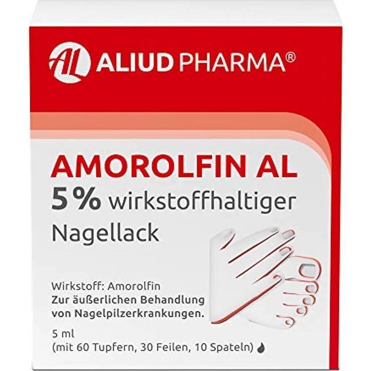 Amorolfin AL 5% wirkstoffhaltiger Nagellack, 5 ml Wirkstoffhaltiger Nagellack