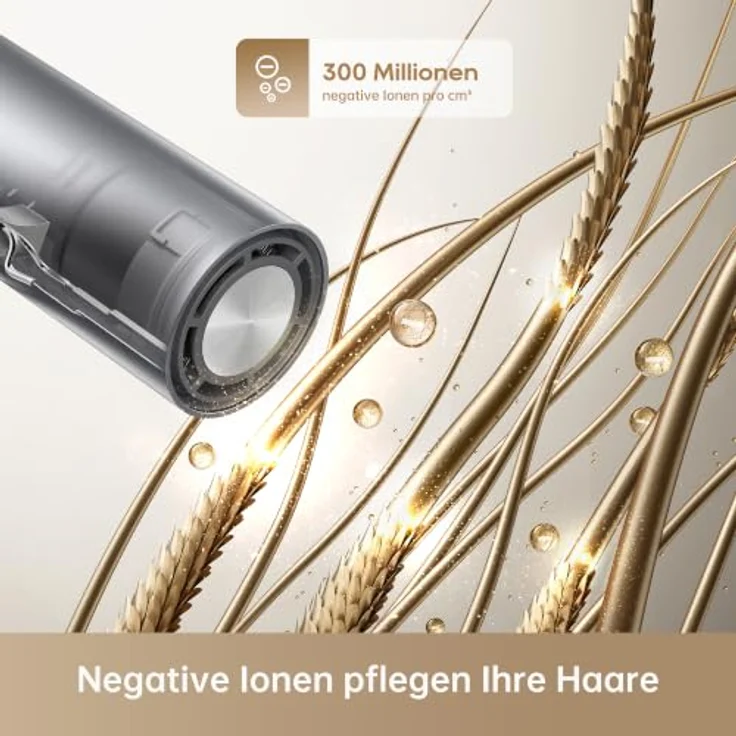 DREAME Pocket Neo 2, kompakter Haartrockner in Grau mit 1300 Watt, klappbar, Hochgeschwindigkeitsmotor, 3 Temperatur- und 2 Geschwindigkeitsstufen, intelligente Temperaturregulierung – Bild 5