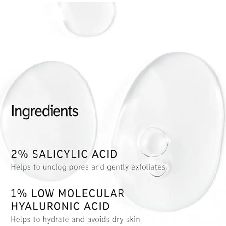 The INKEY List Beta Hydroxy Acid Serum 2% Salicylsäure 1% Hyaluronsäure, Peeling Serum zur Bekämpfung von Mitessern und Pickeln 30 ml – Bild 5