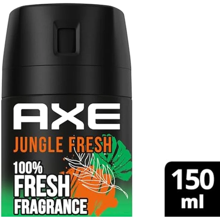 Axe Bodyspray Jungle Fresh, Deo ohne Aluminium, 48h Schutz vor Körpergeruch, 150 ml – Bild 3