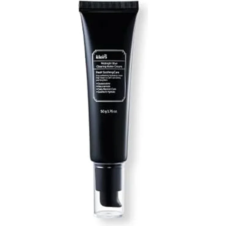 Klairs Midnight Blue Clearing Water Cream, leichte feuchtigkeitsspendende Gesichtscreme mit Niacinamid und Hyaluronsäure, 50 g – Bild 1