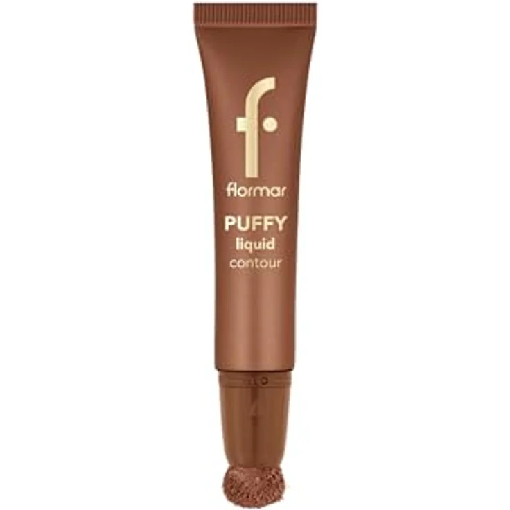 Flormar Rouge & Bronzer Puffy Liquid Contour, 12 ml – Leichte Textur mit integriertem Schwamm-Applikator für präzisen Auftrag und aufbaubare Deckkraft – Bild 3