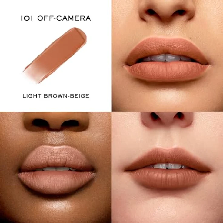 Lancôme L'Absolu Rouge Intimatte Off-Camera 101, Lippenstift mit mattem Finish und feuchtigkeitsspendenden Grand-Rose-Extrakten – Bild 2