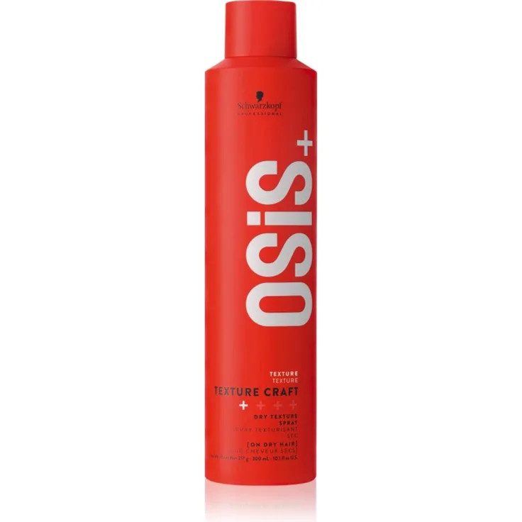 Schwarzkopf Professional Osis+ Texture Craft, trockenes Texturierungsspray mit natürlichem Halt und Volumen, 300 ml
