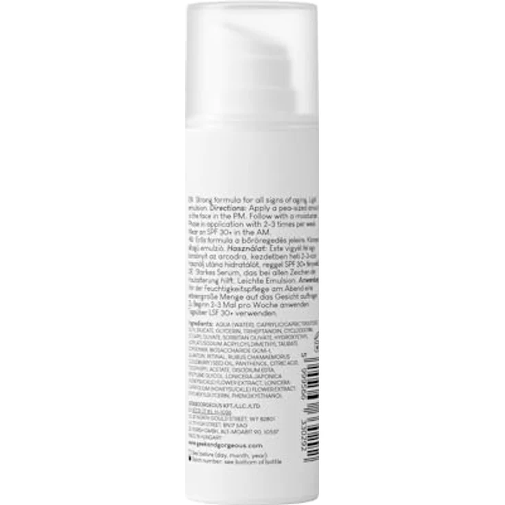 Geek & Gorgeous - A-Game 10 - hochdosiertes Serum mit 0,1% Retinal, Gesichtspflege gegen reife und müde Haut, für alle Hauttypen, 30 ml – Bild 4