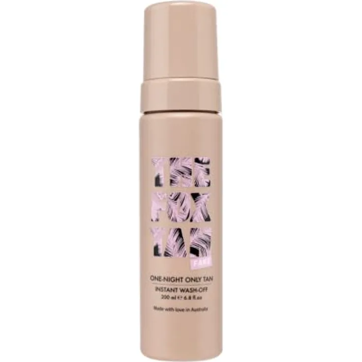 The Fox Tan - One-Night Only Tan Instant Wash-Off - Selbstbräuner für Körper und Gesicht, Instant Self-Tan, schnelltrocknend, für unterschiedlich intensive Bräune, 200 ml