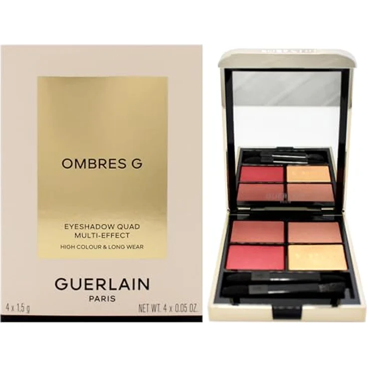 GUERLAIN Ombres G Eyeshadow Palette, Lidschatten mit 4 Finishes und intensiven Pigmenten, 6 g – Bild 1