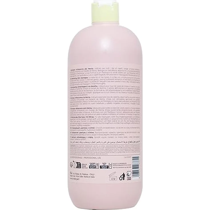 Inebrya Ice Cream Frequent Daily Shampoo, 1000 ml - Regenerierendes Shampoo für häufige Anwendung, vegane Formel, ohne Silikone, pH-neutral – Bild 2