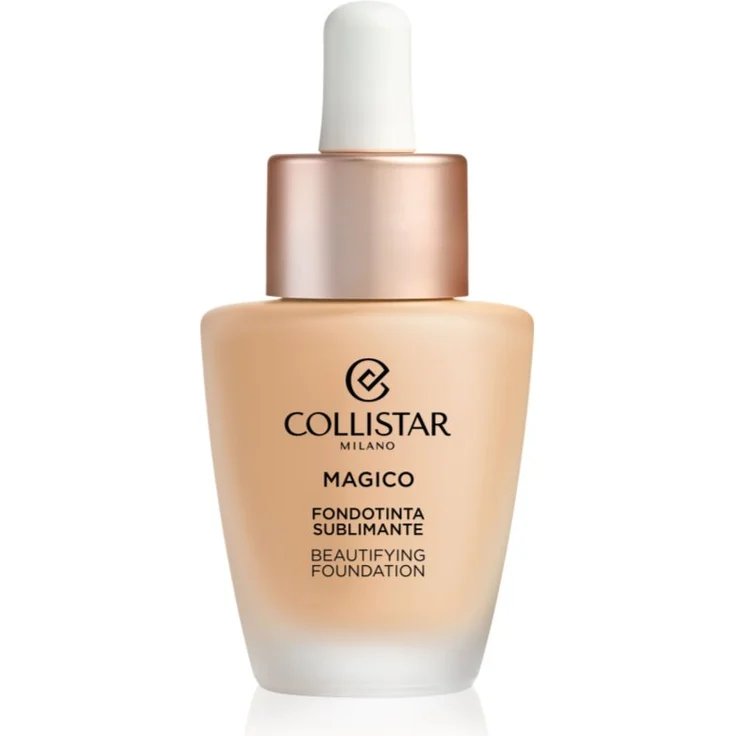 Collistar MAGICO Beautifying Foundation, langanhaltendes mattierendes Make-up, wasserfest, Farbton 3G - Naturale Dorato, 30 ml