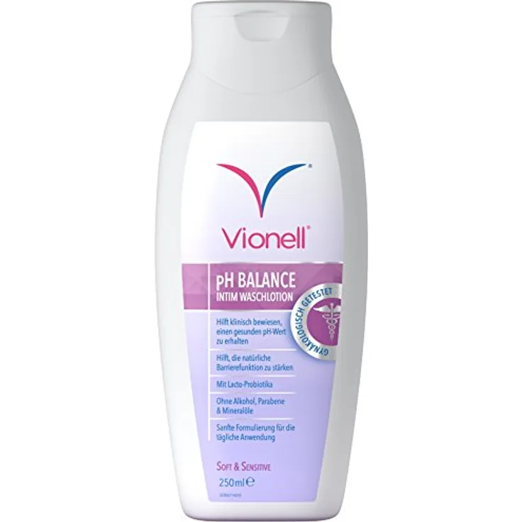 Vionell Intim Waschlotion soft & sensitive, 250 ml Lotion zur Pflege und Gesunderhaltung der zartesten Haut