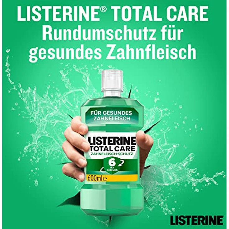 Listerine Total Care Zahnfleich-Schutz Mundspülung 600 ml – Bild 8