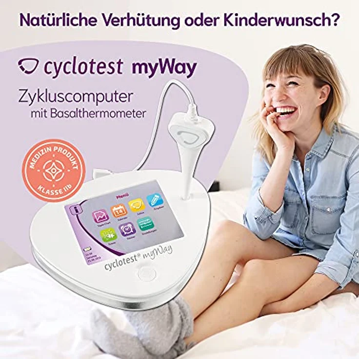 Uebe Cyclotest myWay, Zykluscomputer, Babyplanung oder Verhütung – Bild 3