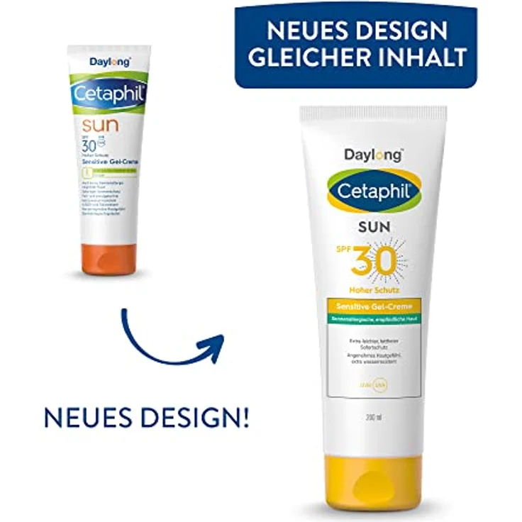 Cetaphil Produkte Cetaphil Produkte Cetaphil Sun Daylong SPF 30 sensitive Gel-Creme Sonnencreme 200 ml – Bild 2