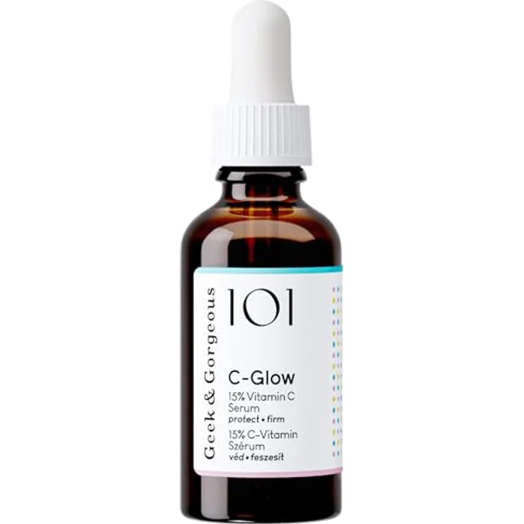 Geek & Gorgeous - C-Glow - Serum mit 15% Vitamin C für das Gesicht, 30 ml, Hochdosiert, Leistungsstarke Gesichtspflege, Klinisch getestet – Bild 5
