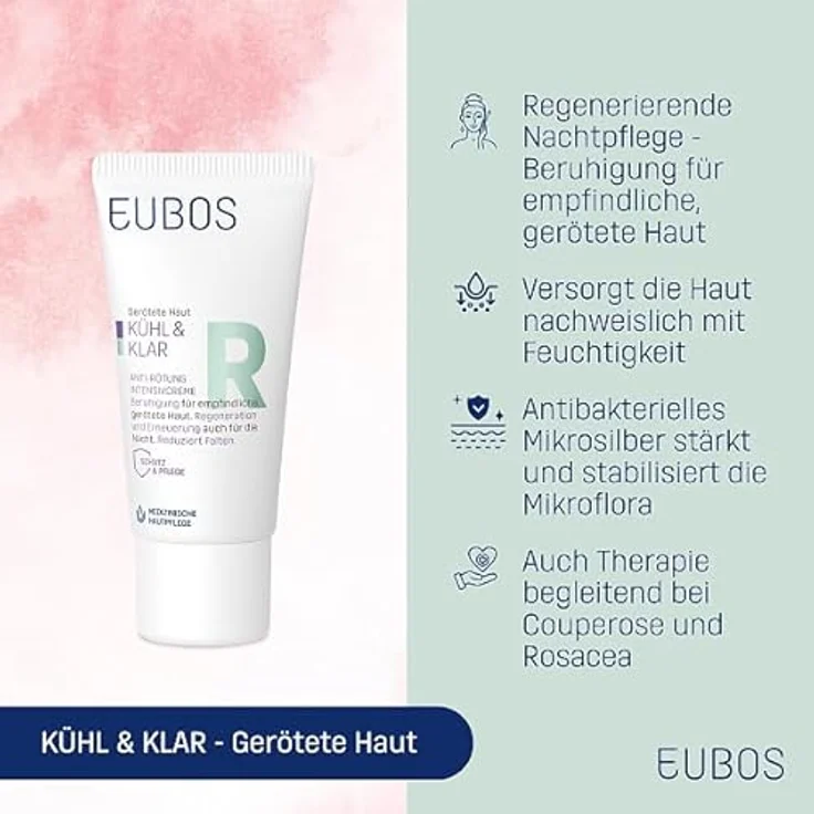 Eubos KÜHL & KLAR ANTI-RÖTUNG Intensivcreme 30ml, Reduziert Falten, Von Dermatologen empfohlen – Bild 2