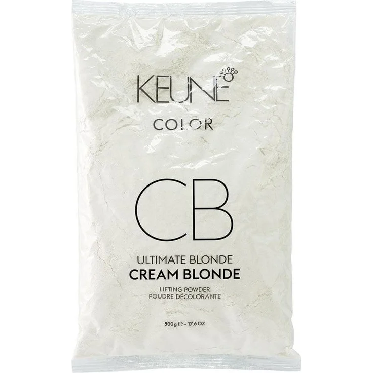 Keune Haarfarbe Set, Cream Blonde, Hair Oxidant Powder Nachfüllpack, 2 x 500 g