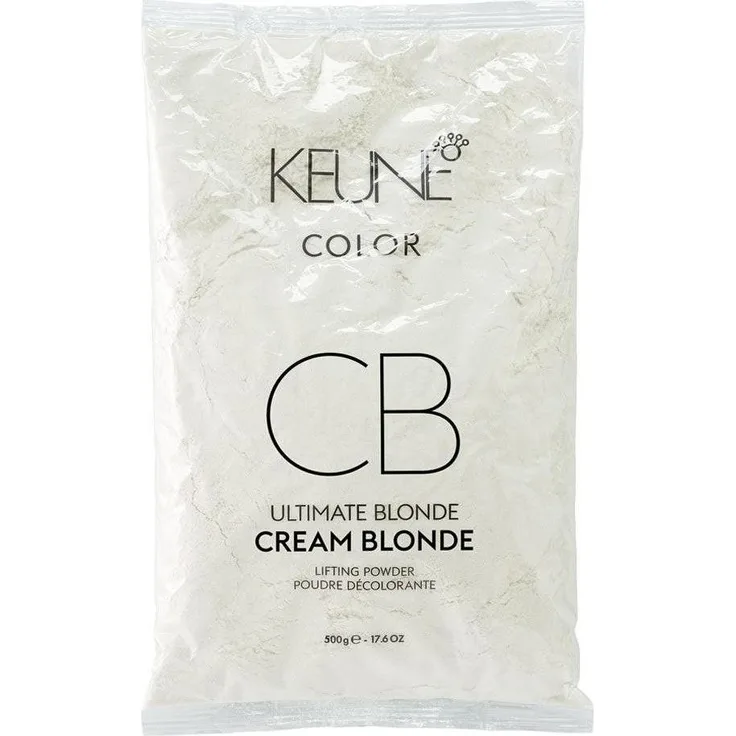 Keune Haarfarbe Set, Cream Blonde, Hair Oxidant Powder Nachfüllpack, 2 x 500 g