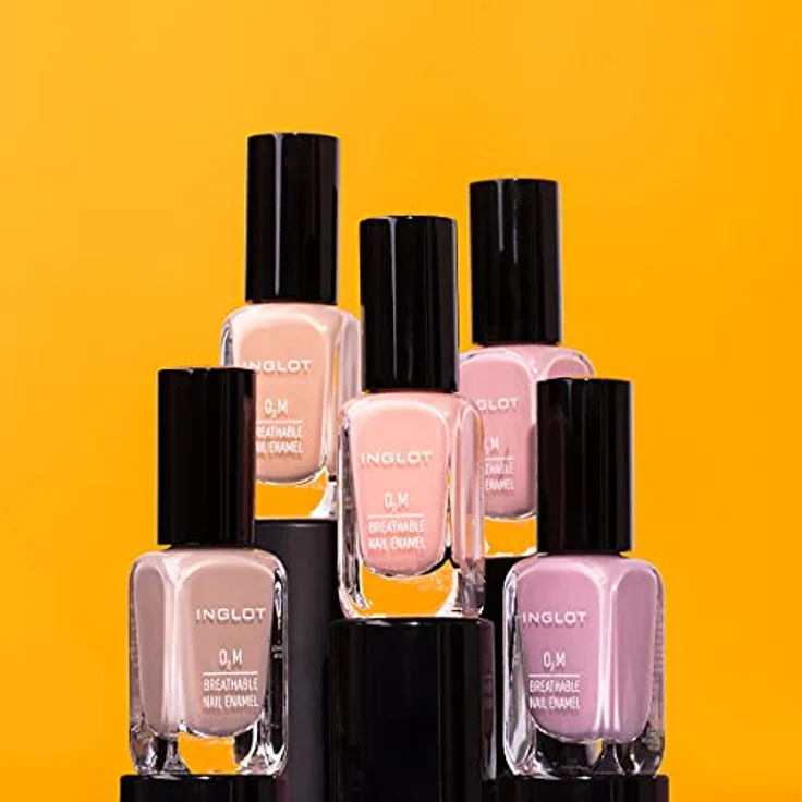 Inglot O2M Atmungsaktiv Nagellack 11 ml Nr. 443, langlebige Formel, wasser- und luftdurchlässig, frei von schädlichen Inhaltsstoffen – Bild 4