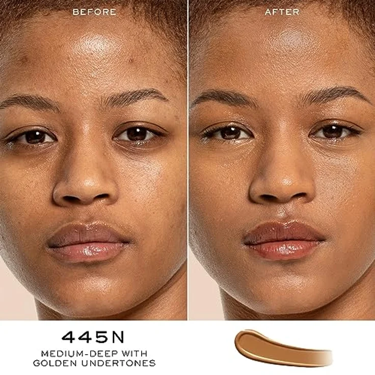 Lancôme Teint Idole Ultra Wear Care & Glow Concealer, hochpigmentierter Korrektor zur Verjüngung der Gesichtshaut, Farbton 445N, 13 ml – Bild 2