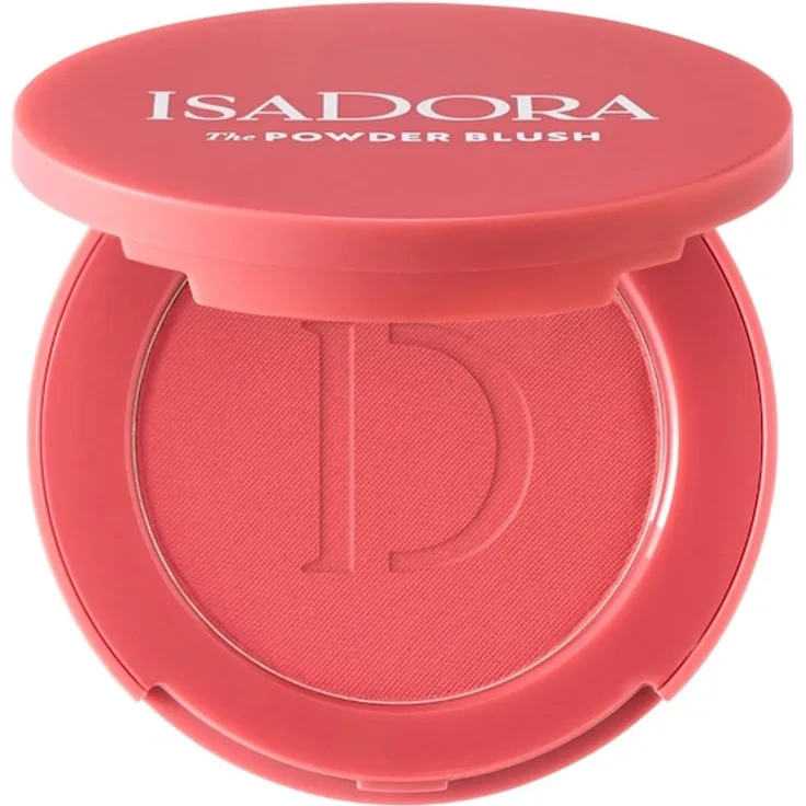 IsaDora The Powder Blush 4,5 g, hochpigmentiertes Puder-Rouge in RASPBERRY RED