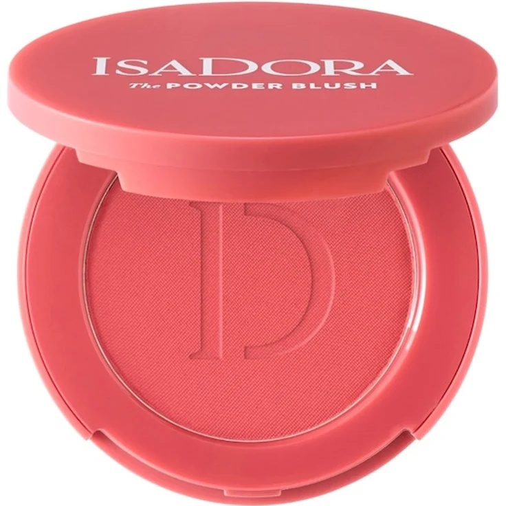 IsaDora The Powder Blush 4,5 g, hochpigmentiertes Puder-Rouge in RASPBERRY RED