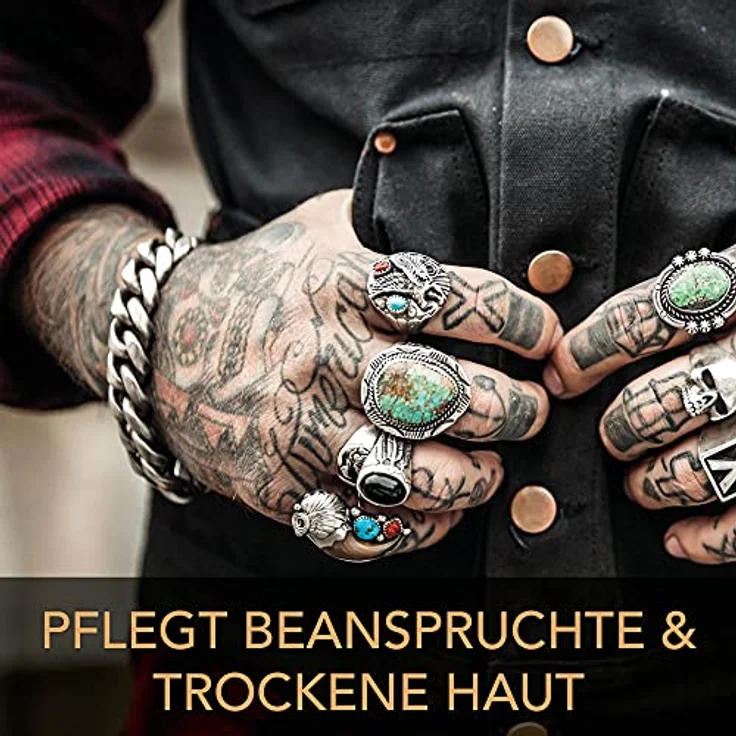 Fair Squared Vegane Natural After Care Tattoo Creme 100 ml – Naturkosmetik After Tattoo Pflege Feuchtigkeit – Fairtrade & Vegan – Tattoo Creme frisches Tattoo ohne Parabene – Bild 5