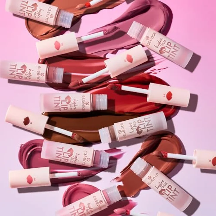 essence hydra kiss LIP TINT Liquid Lipstick, natürlicher Farbtouch mit sanftem Glanz, leicht und langanhaltend – Bild 7