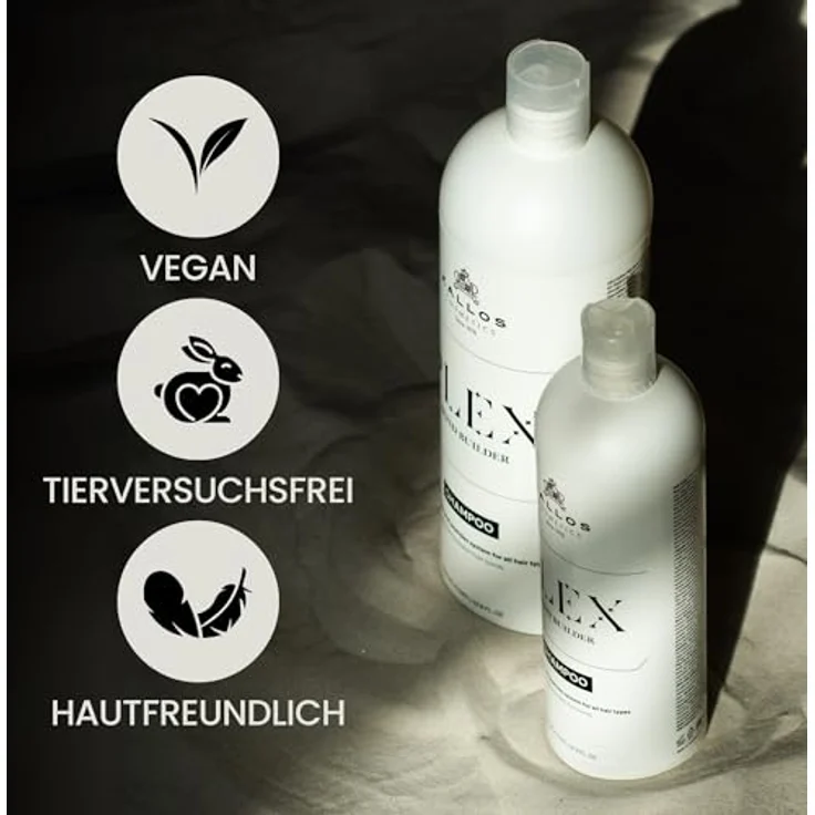 Kallos Plex Bond Builder Shampoo, mit Pflanzenprotein- und Peptidkomplex, 1000 ml – 33,81 Fl Oz, feuchtigkeitsspendend und glanzverleihend – Bild 5