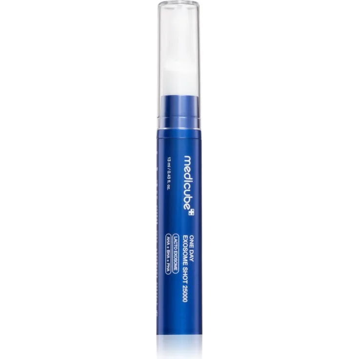 Medicube One Day Exosome Shot 25000, Gesichtsserum zur intensiven Hauterneuerung, 13 ml, reduziert vergrößerte Poren