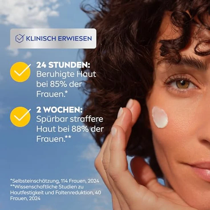 NIVEA Q10 Anti-Falten Power Sensitive Nachtpflege, 50ml, parfümfrei, für empfindliche Haut mit Q10 und Süßholzextrakt – Bild 3